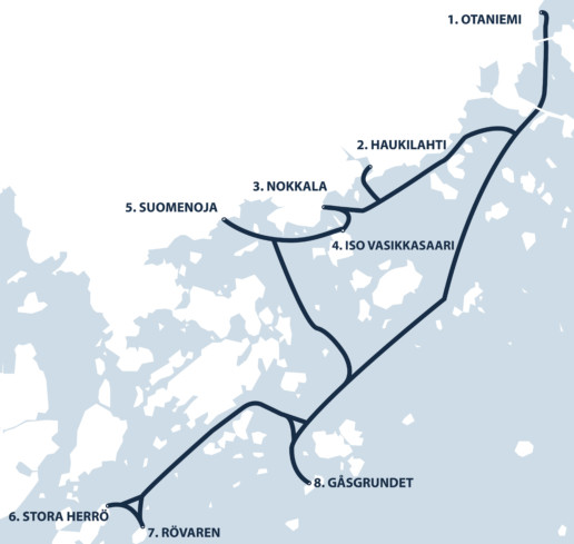Otaniemi linjakartta